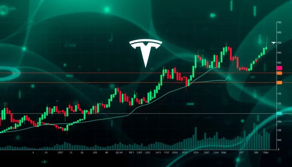 Tesla stock charts