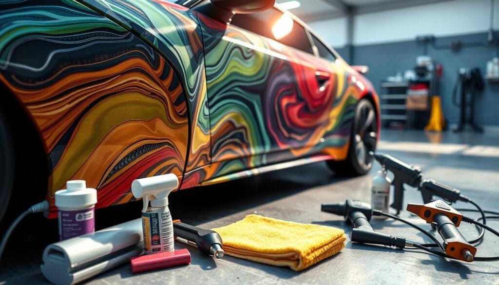 car wrap maintenance