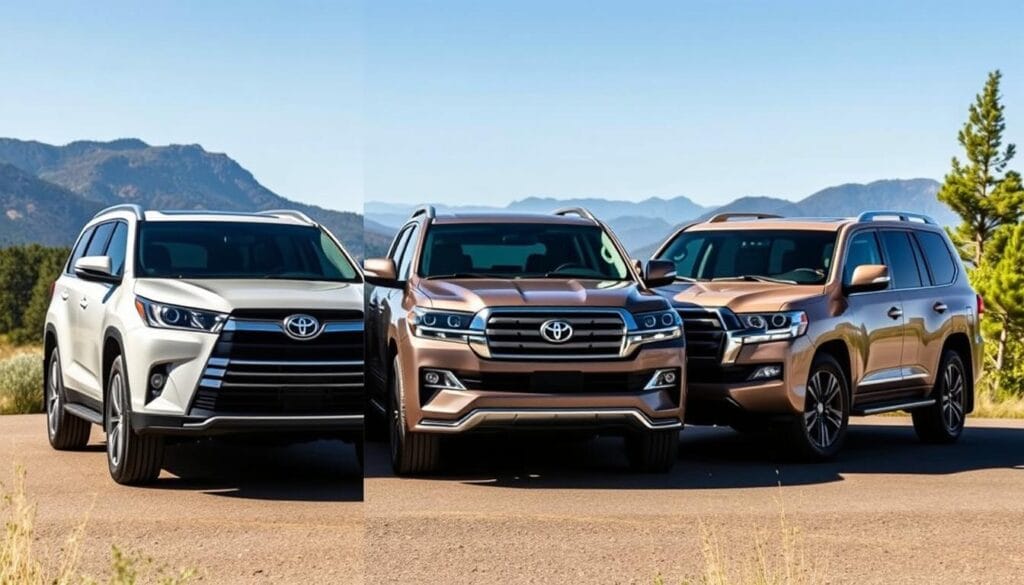 Toyota SUV comparison