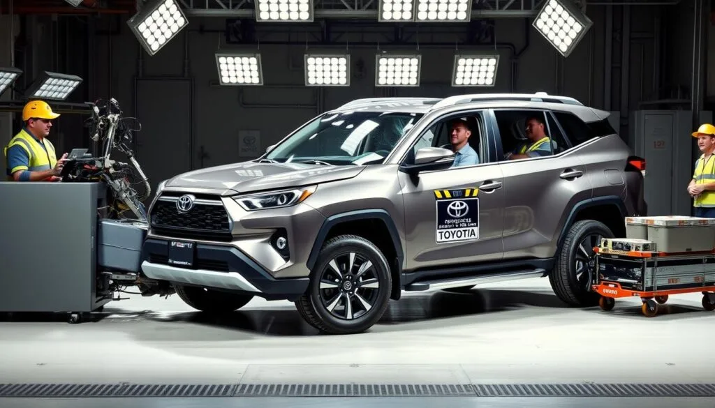 Toyota SUV crash test