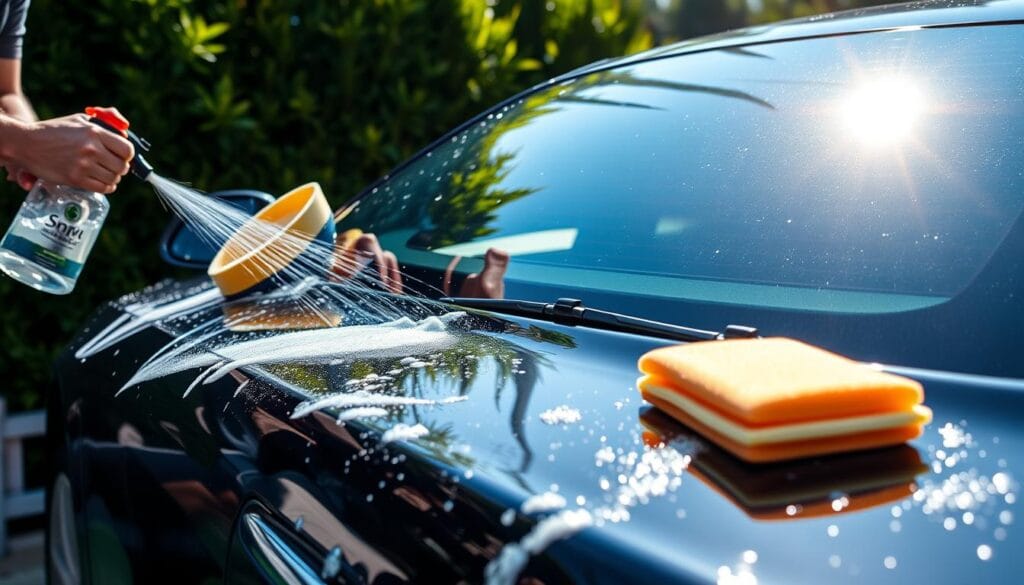 car wash and wax