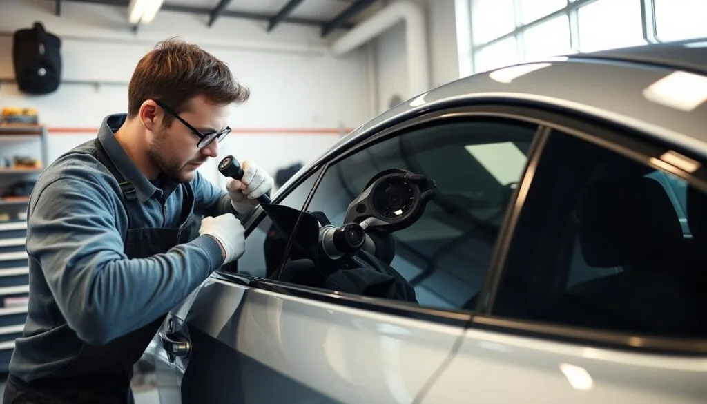 car window tinting installation