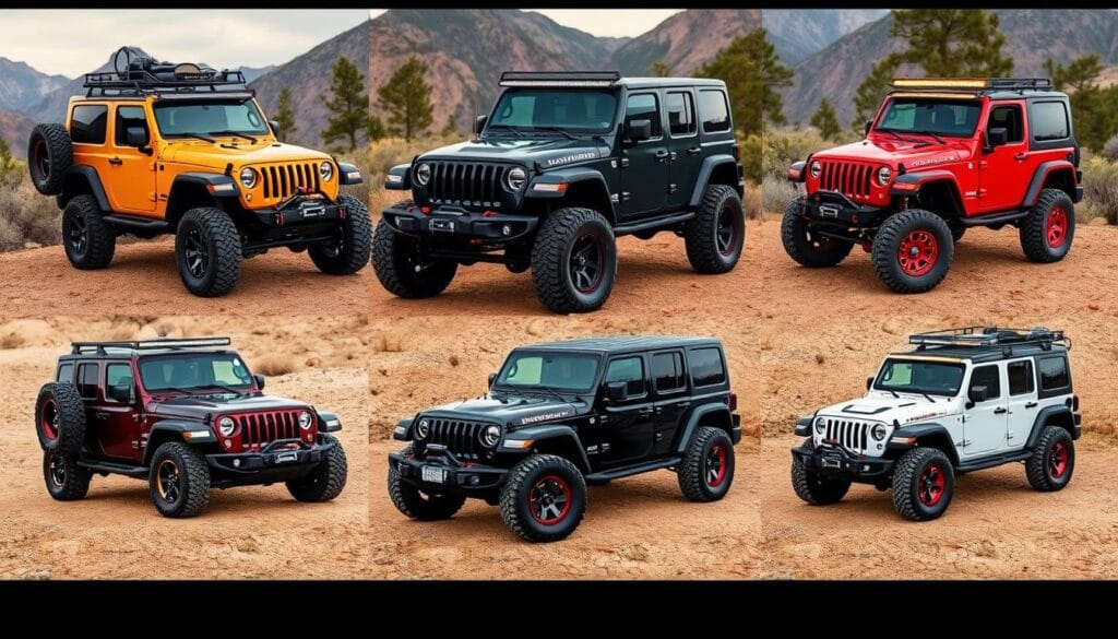 Jeep Wrangler customization options